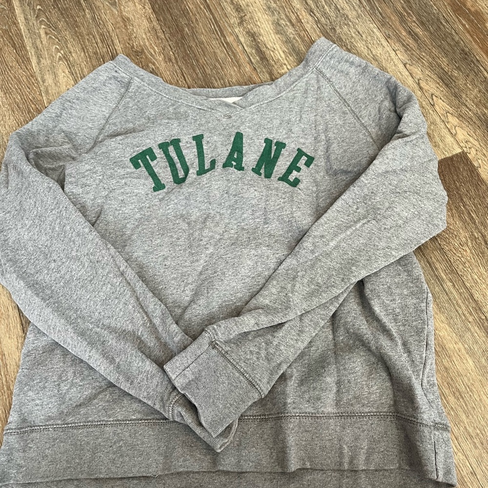 Tulane Gray Women's Sweater